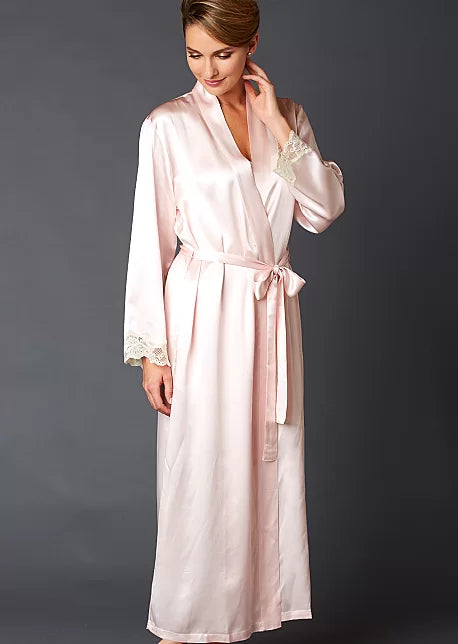 Desires indulgence silk long robe