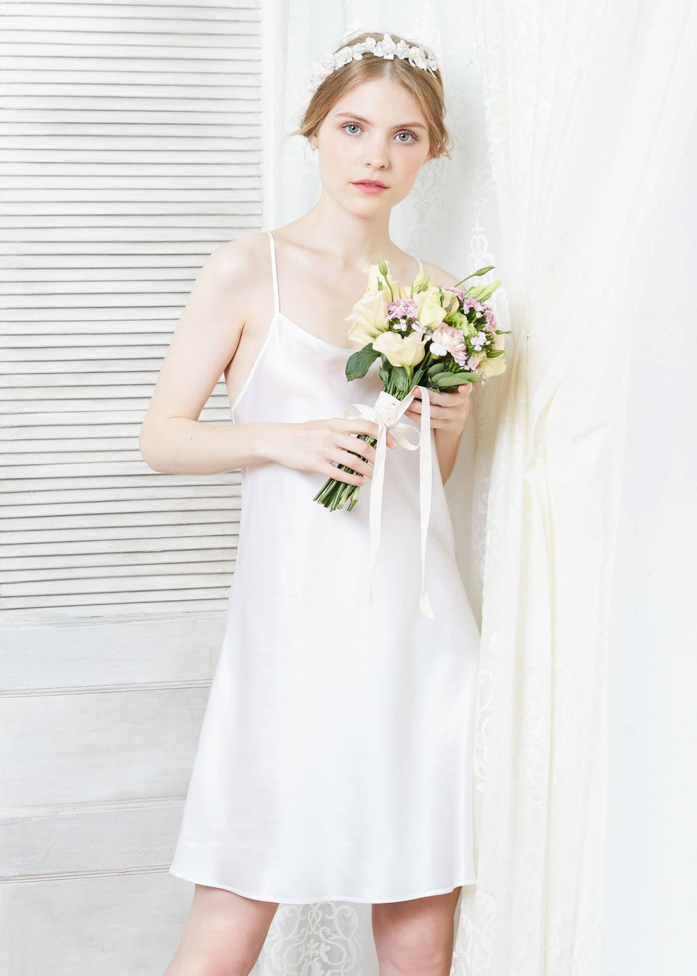 Desires Lux spaghetti strap short nighty