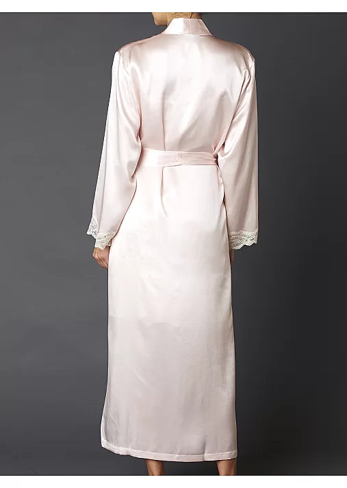 Desires indulgence silk long robe