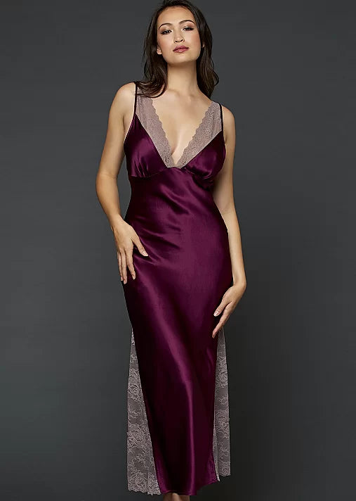 Desires Allura lace bridal long nighty