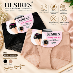 Desire No-Trace Lace Hip Shaper – High-Waisted Seamless Shaping Brief 56050