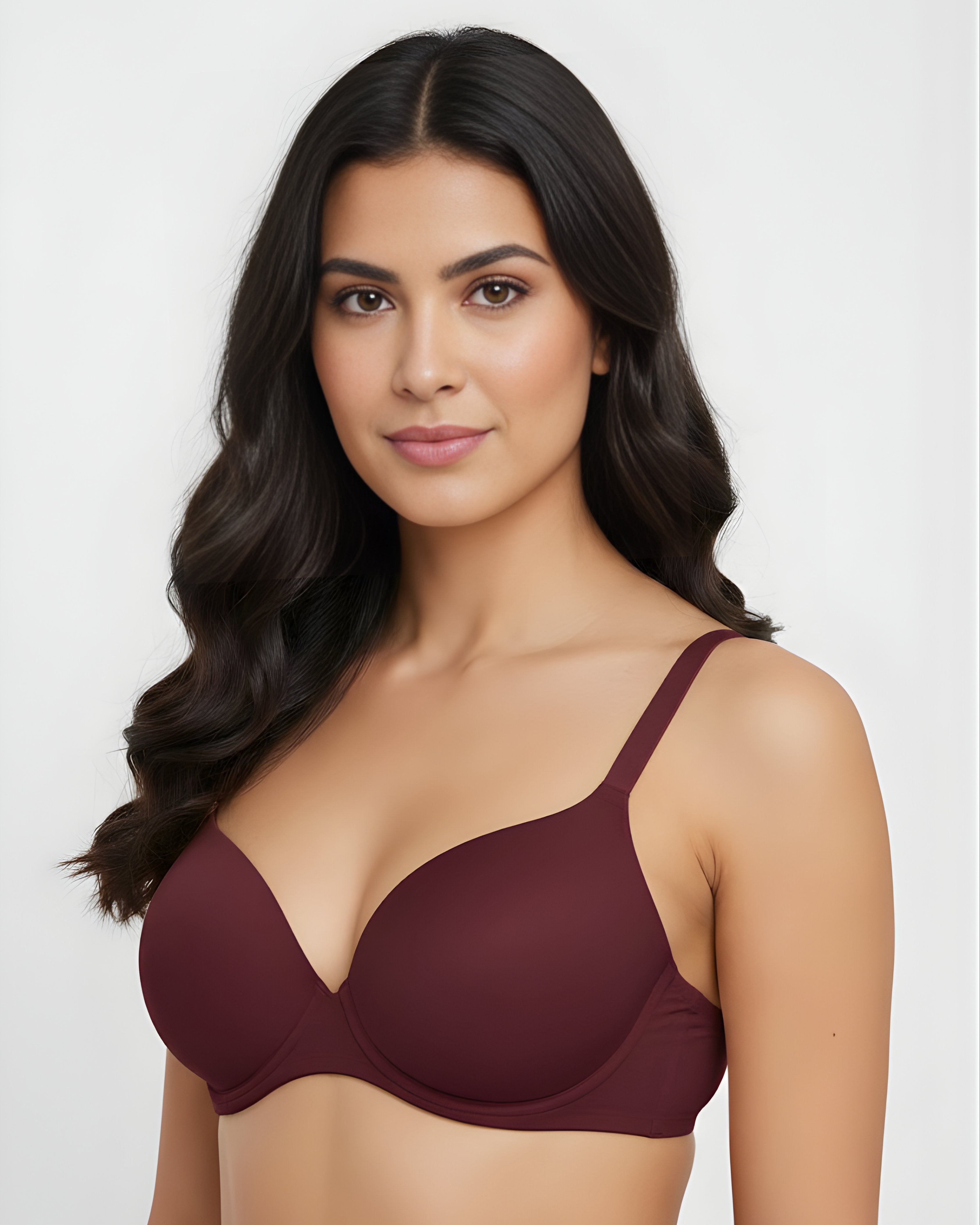 Whitney T Shirt padded minimizer non padded bra