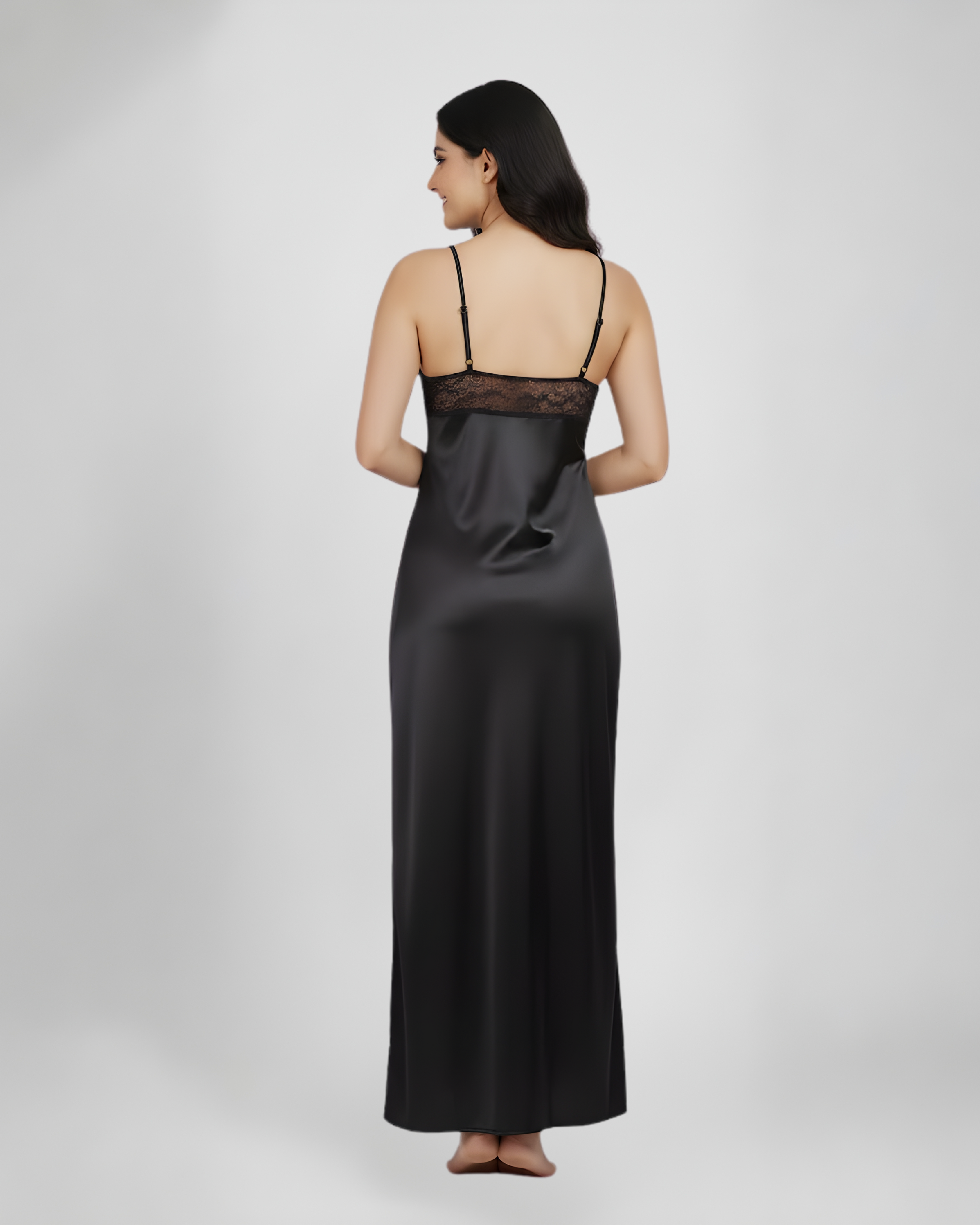 Elegant Long Nighty – Soft Fabric Nightwear with Flowy Fit