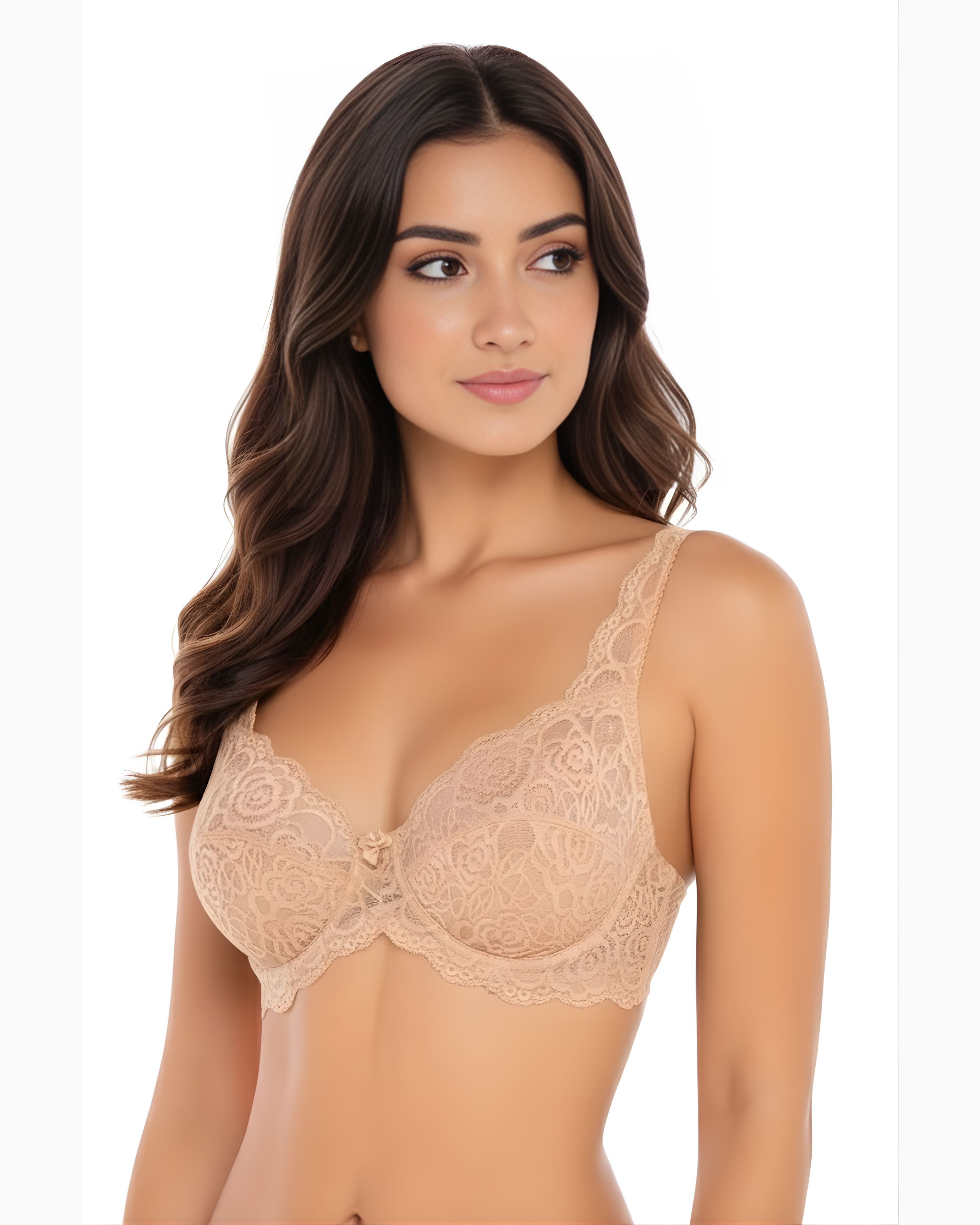 Rene Rofe Lace light padded bra