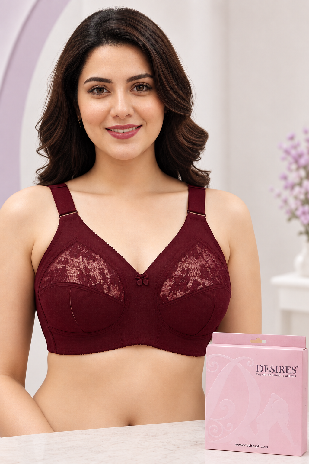 Desires Diva minimizer full coverage net bra