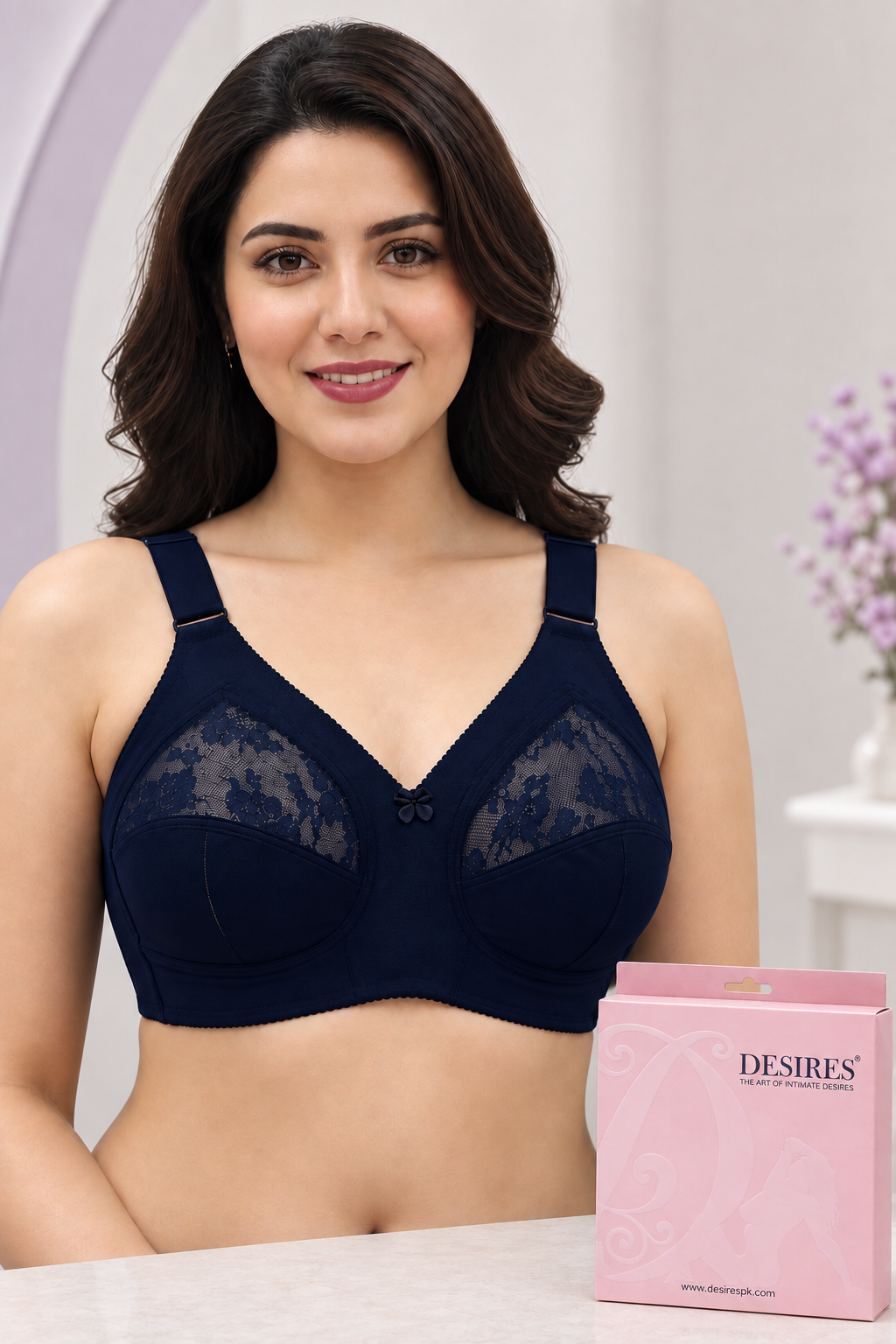 Desires Diva minimizer full coverage net bra