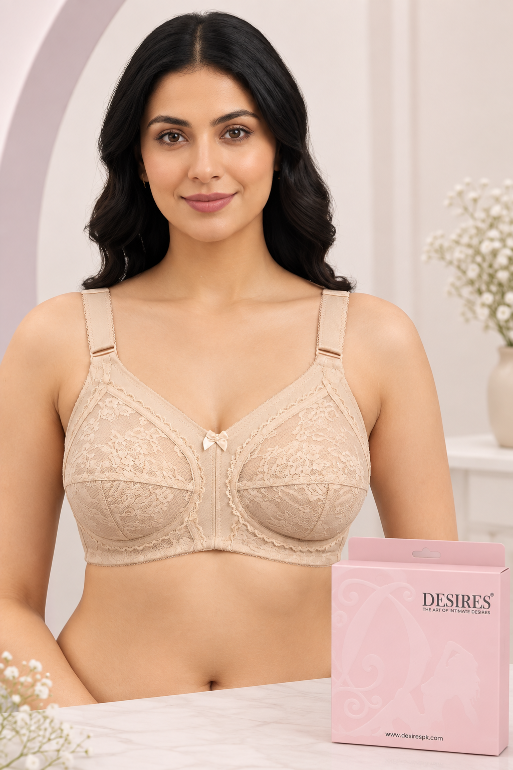 Desires Diva minimizer full coverage net bra