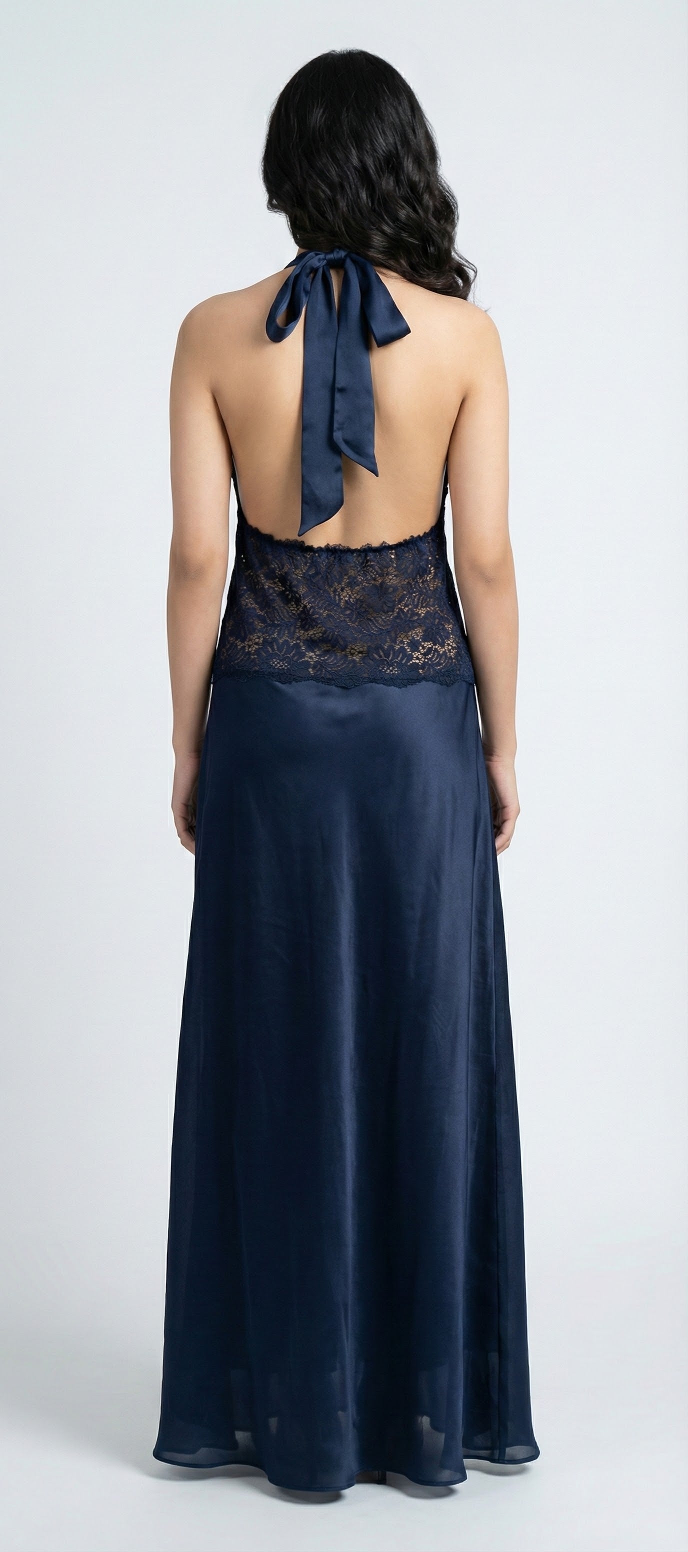 Desires estelle silk lace long Nighty