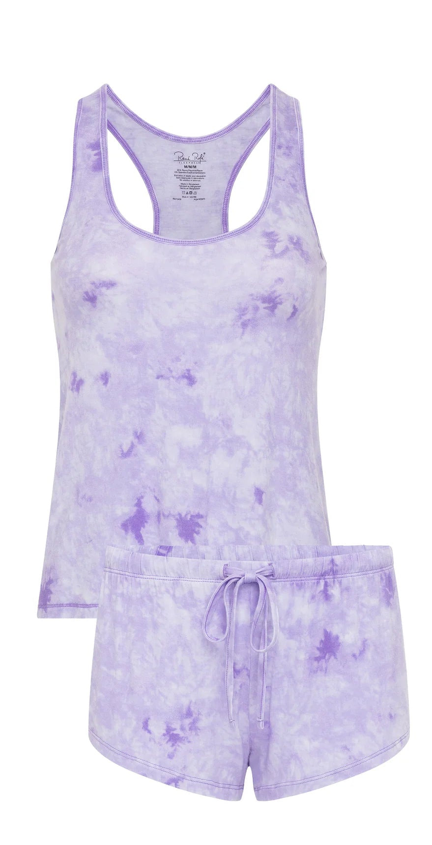 Rene Rofe Racerback short cami tanktop set