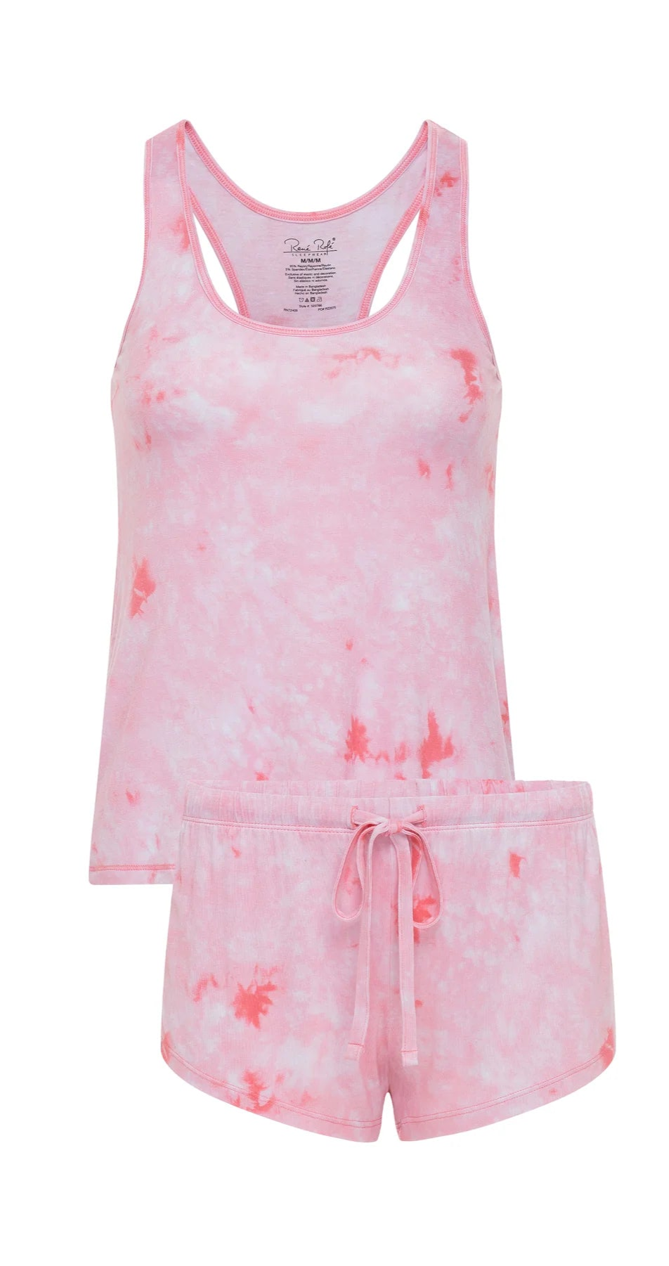 Rene Rofe Racerback short cami tanktop set