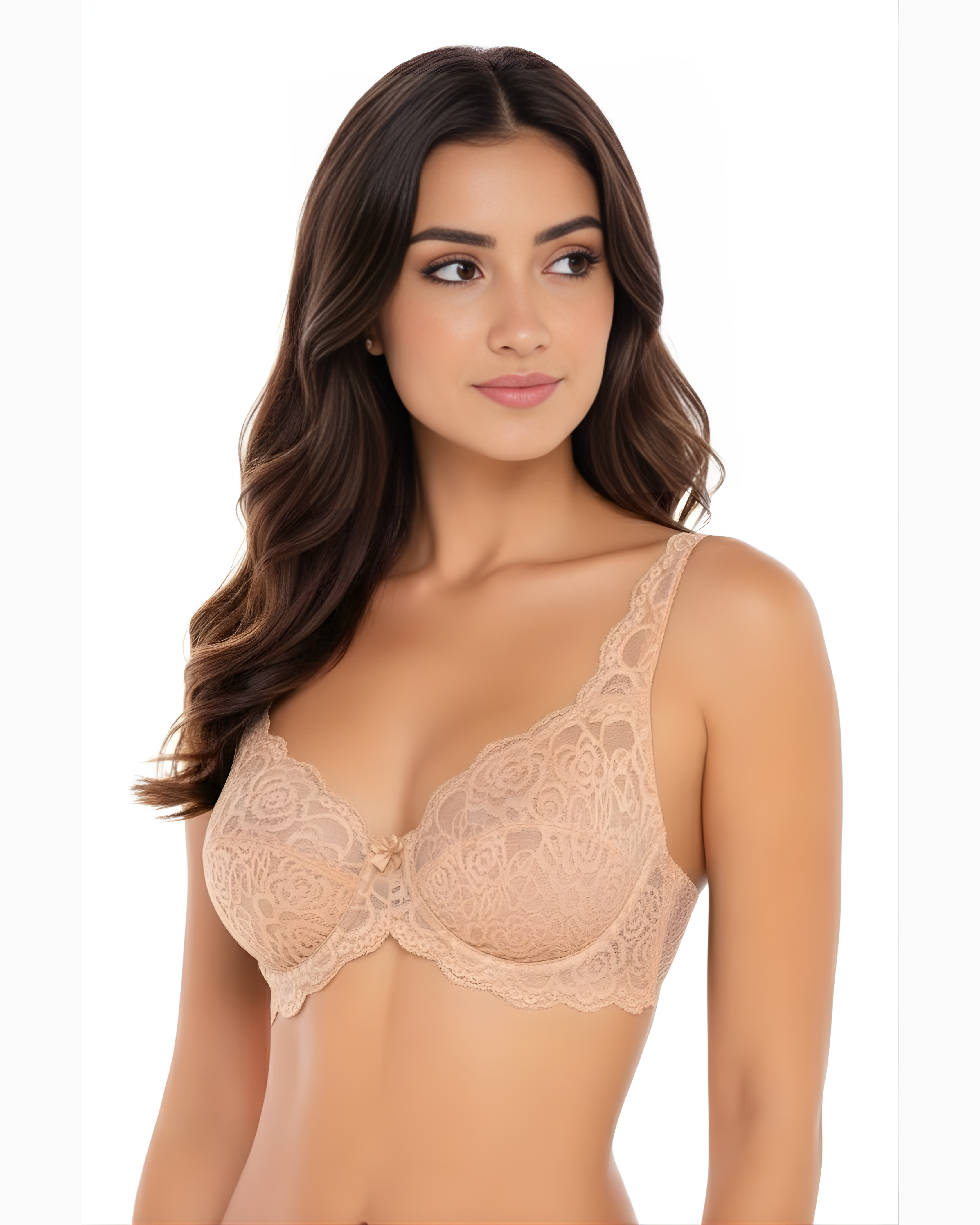 Rene Rofe Lace light padded bra