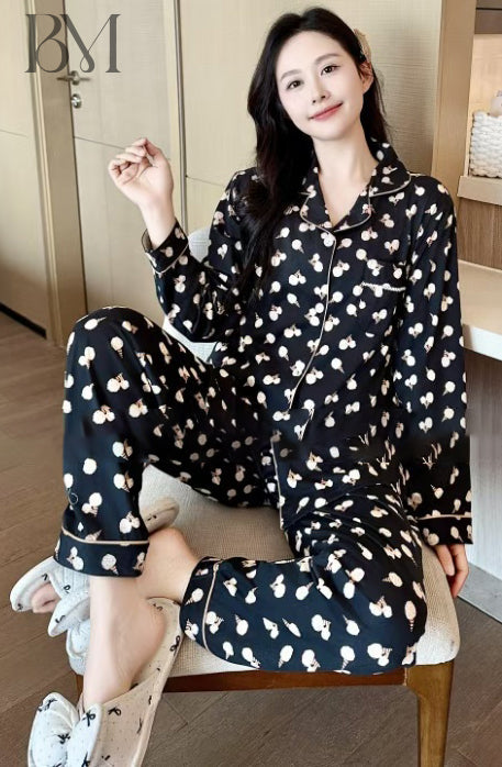 Printed Chic Comfort Duo Cotton Pj set