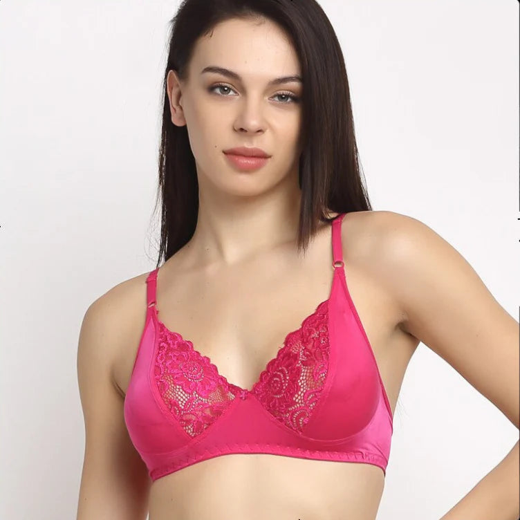 Soft cotton comfy non wire Bra
