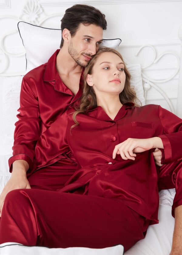 Classic Full Length Couple Pajama Suit